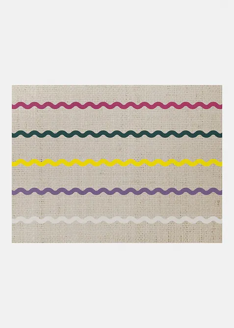 Waschbare Fu&szlig;matte mit graphischem Design, bonprix