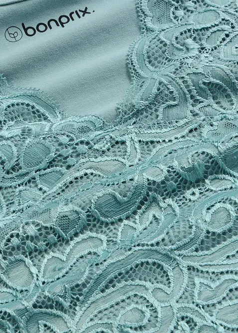 Chemise de nuit avec empi&egrave;cement dentelle, bonprix