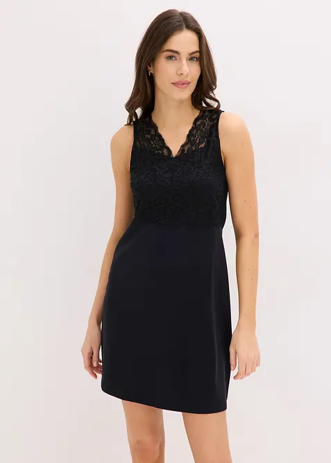 Chemise de nuit avec empi&egrave;cement dentelle, bonprix