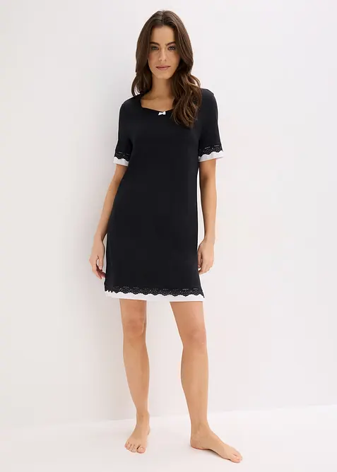 Nachthemd aus softem Viskose-Mix, bonprix