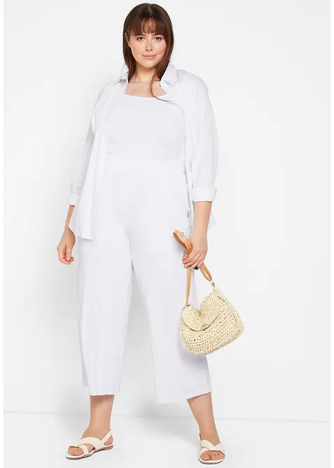 Jersey-Hose aus flie&szlig;endem Viskose-Mix, 7-8-L&auml;nge, bonprix