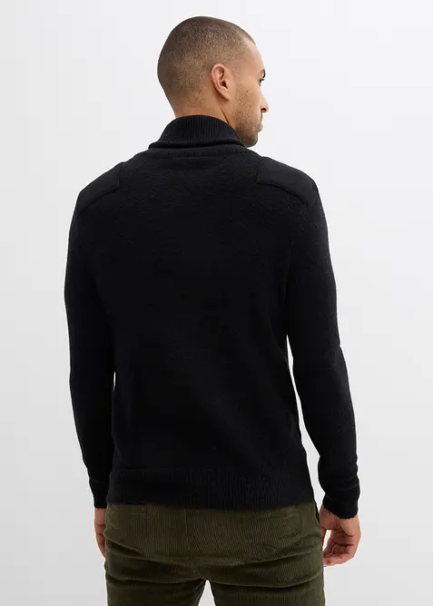 Pull en fine maille &agrave; col ch&acirc;le, bonprix