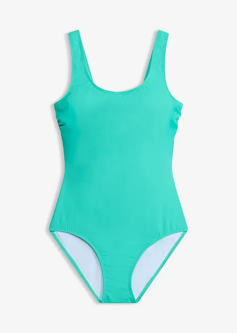 Maillot 1 pi&egrave;ce &eacute;chancrure haute dans le dos, bonprix