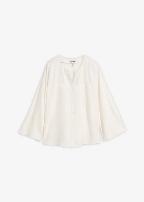 Bluse aus Baumwolle mit weiten &Auml;rmeln, bonprix
