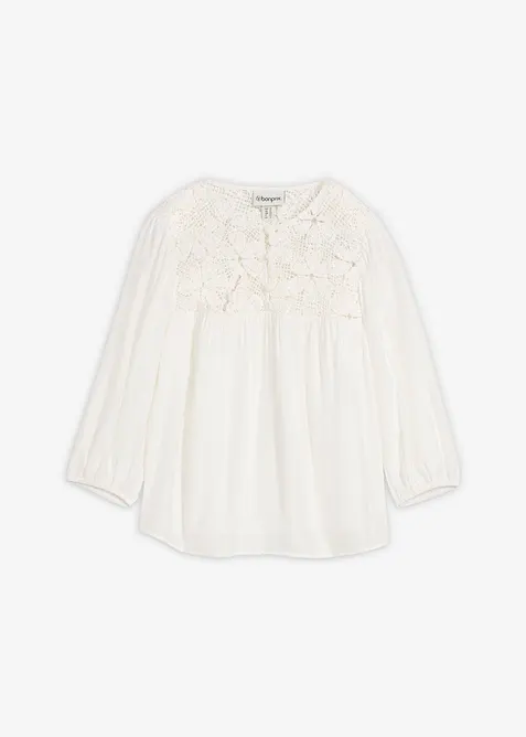 Bluse aus flie&szlig;endem Viskose-Mix, bonprix