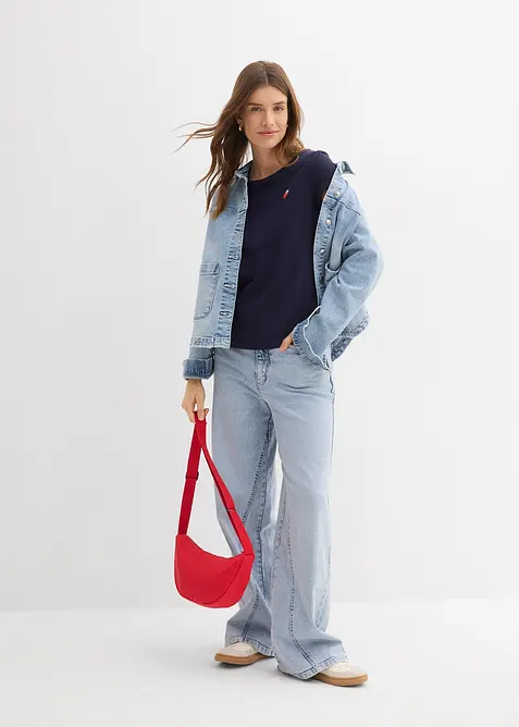 T-Shirt aus reiner Baumwolle, bonprix