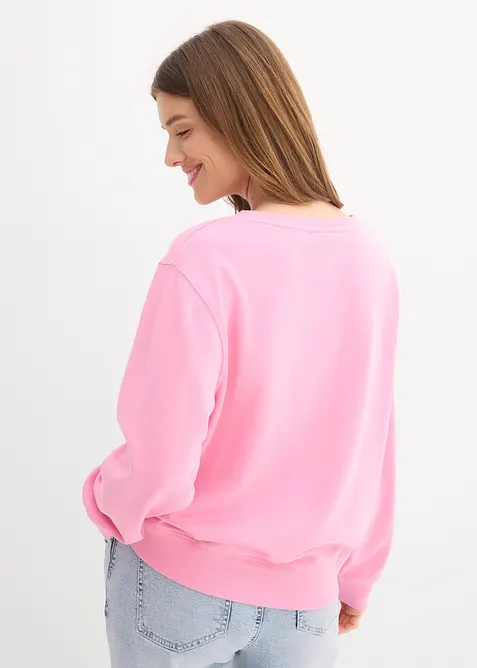 Sweatshirt aus reiner Baumwolle, bonprix
