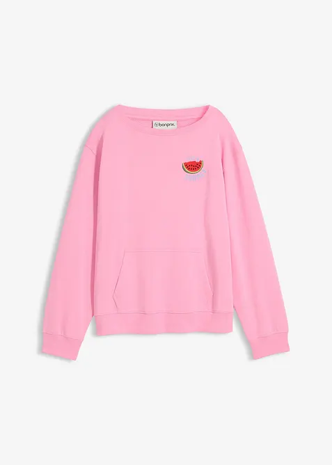 Sweatshirt aus reiner Baumwolle, bonprix