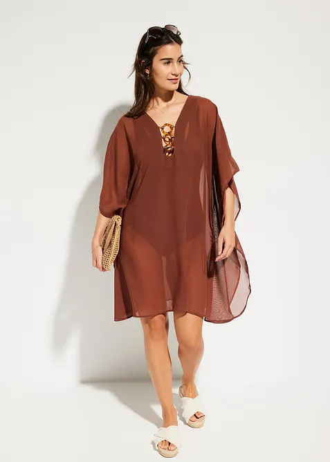 Tunique de plage en mousseline l&eacute;g&egrave;re, bonprix