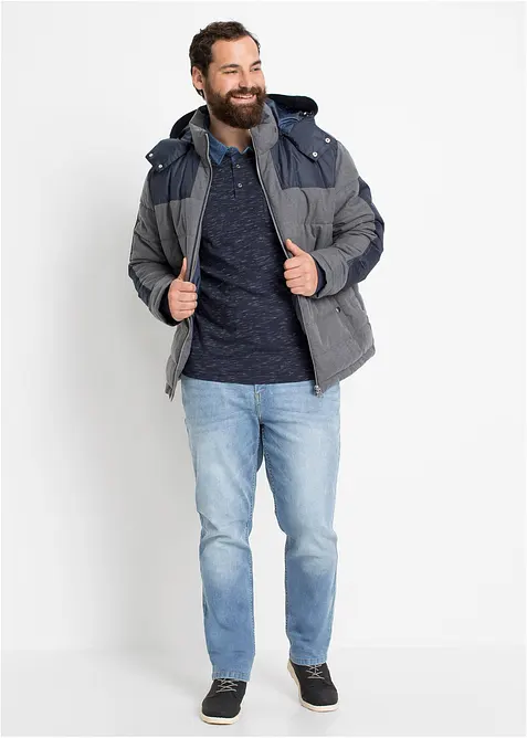 Polo manches longues 100% coton, bonprix