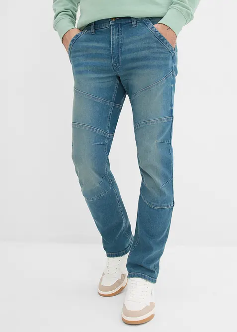 Regular Fit Stretch-Jeans mit Komfortbund, Straight, bonprix