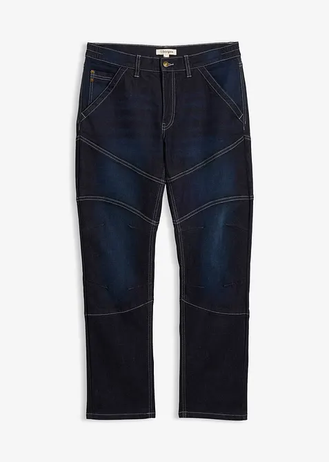 Jean regular et droit &agrave; taille extensible, bonprix