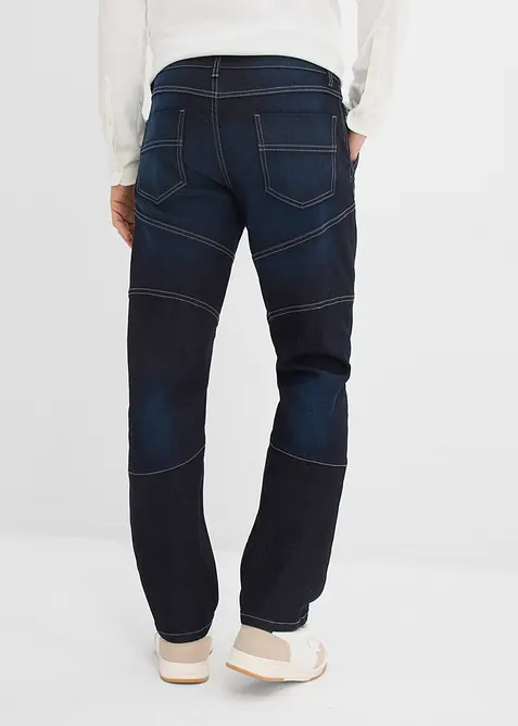 Jean regular et droit &agrave; taille extensible, bonprix