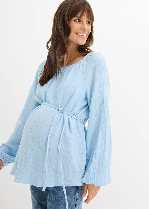 Blouse de grossesse en gaze de coton, bonprix