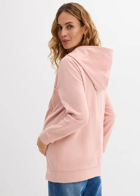Sweat zipp&eacute; de grossesse 3en1 avec empi&egrave;cement de portage, bonprix
