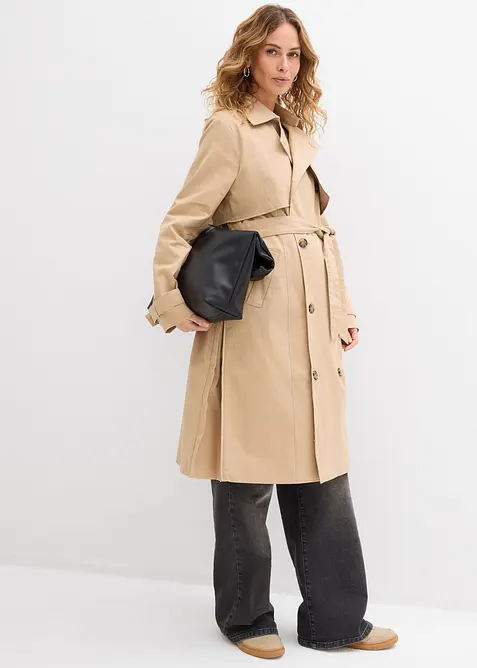 3-in-1 Trenchcoat f&uuml;r die Schwangerschaft und danach mit Trageeinsatz, bonprix