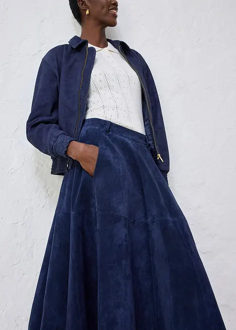 Jupe en cuir, bonprix