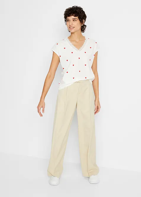 Shirt aus reiner Baumwolle, bonprix