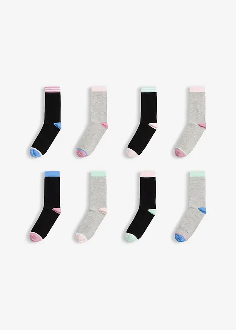 Socken mit Bio-Baumwolle (8er Pack), bonprix