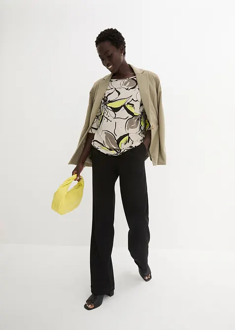 T-shirt manches chauve-souris &agrave; imprim&eacute; floral, bonprix