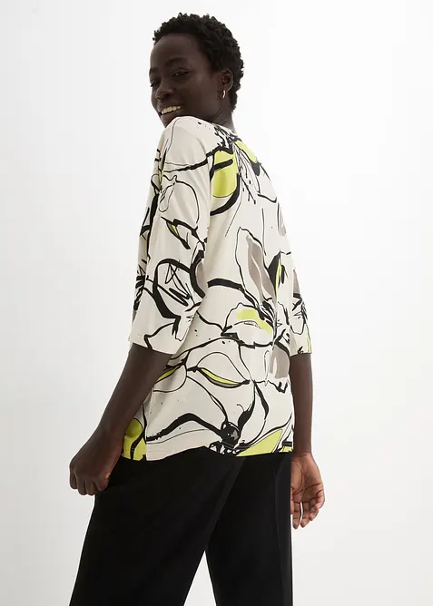 T-shirt manches chauve-souris &agrave; imprim&eacute; floral, bonprix