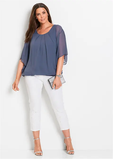Blouse en mousseline, bonprix
