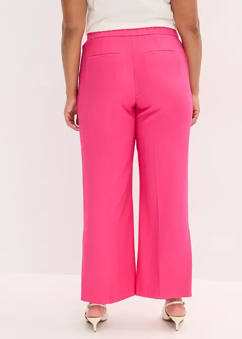 Pantalon large et l&eacute;ger &agrave; pinces, bonprix