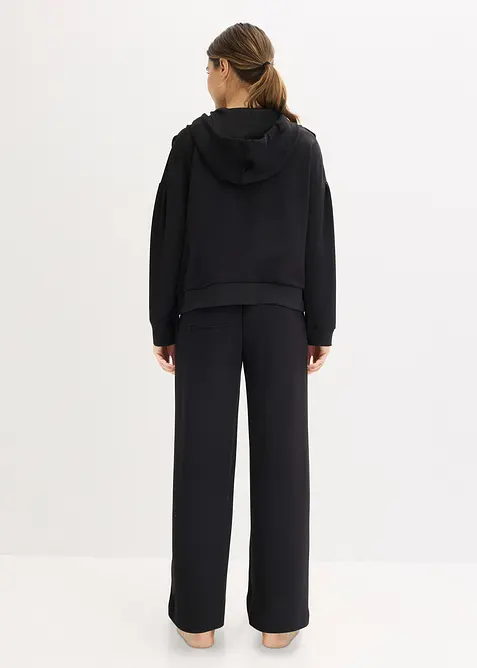 Hausanzug aus Scuba mit verk&uuml;rztem Oberteil, bonprix