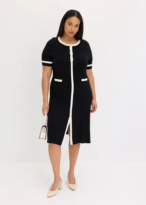 Strickkleid mit Viskose, bonprix