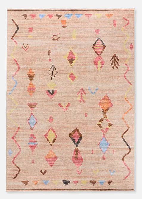 Tapis int&eacute;rieur et ext&eacute;rieur lavable &agrave; imprim&eacute; oriental, bonprix