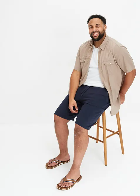 Chemise manches courtes 100% coton, bonprix