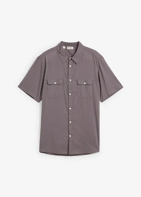 Kurzarmhemd aus reiner Baumwolle, bonprix