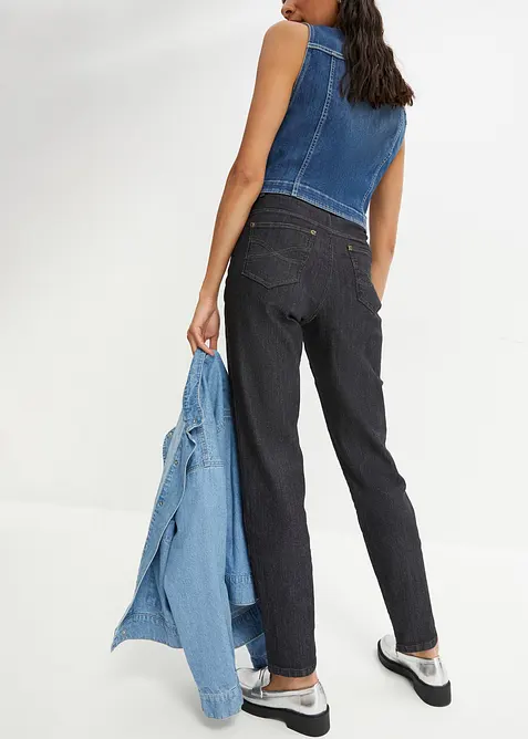 Mom Jeans High Waist, Stretch, bonprix