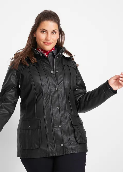 Lederimitat-Jacke, bonprix
