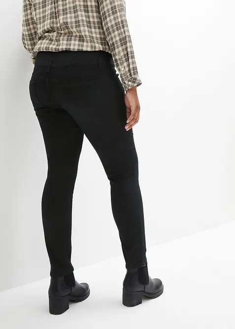 W&auml;rmende Skinny Jeans High Waist, Shaping, bonprix