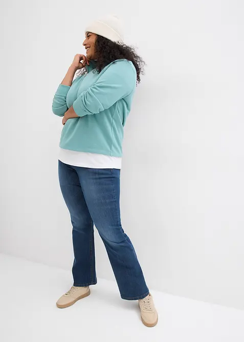 Bootcut Jeans Mid Waist, Stretch, bonprix