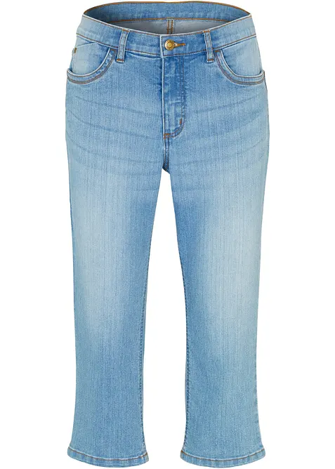 Slim Jeans, Mid Waist, Capri, bonprix
