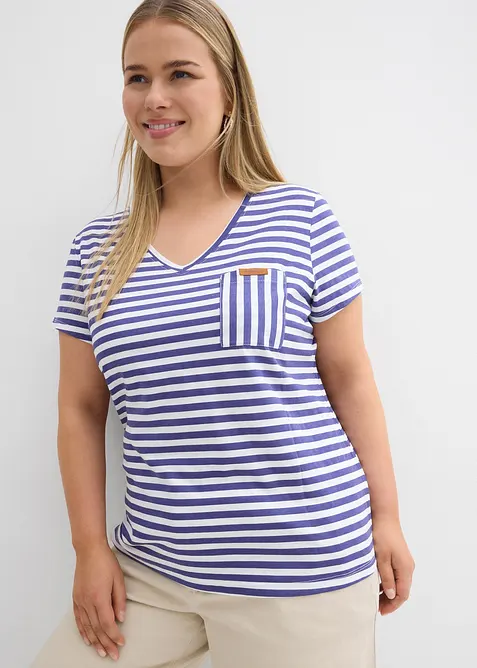 T-Shirt, gestreift, bonprix