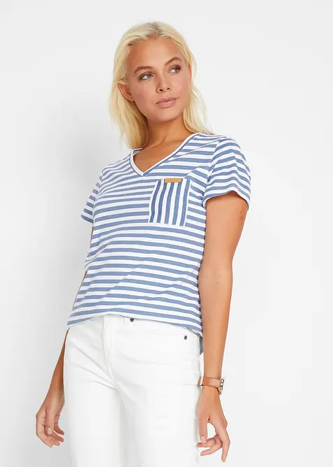 T-shirt ray&eacute;, bonprix