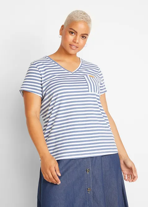 T-Shirt, gestreift, bonprix