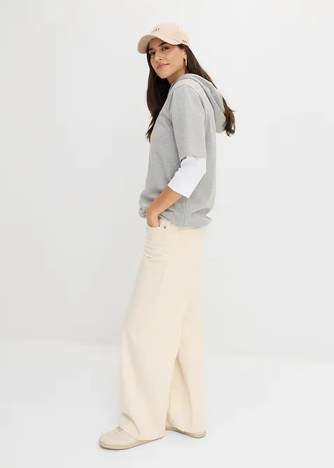 Sweat &agrave; capuche, bonprix