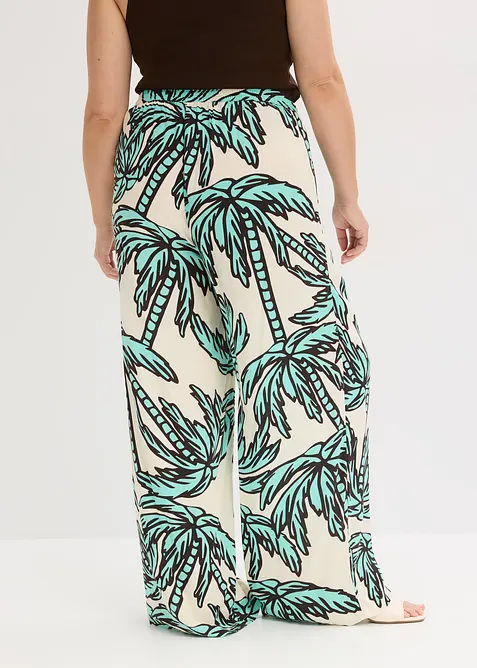 Pantalon large en viscose fluide, bonprix