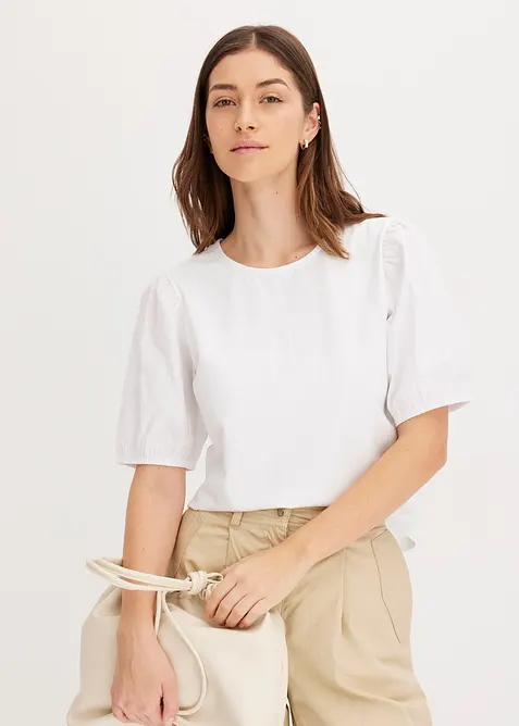 T-shirt &agrave; manches ballon, bonprix