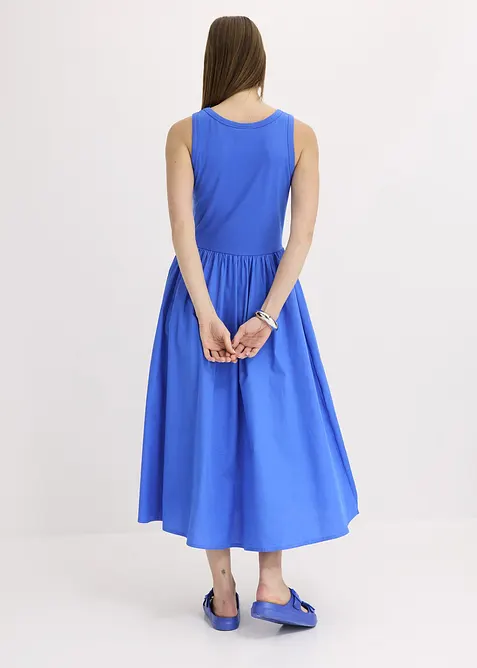 Jerseykleid im Materialmix, bonprix