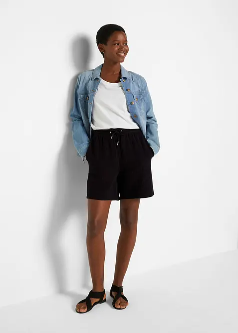 Shorts aus Musselin, bonprix