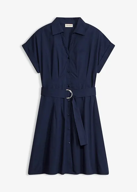 Robe-chemise 100% coton, bonprix