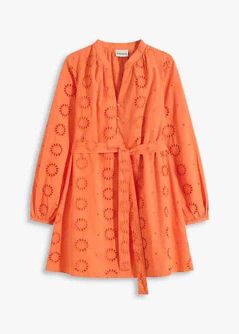 Blusenkleid aus reiner Bio-Baumwolle, bonprix