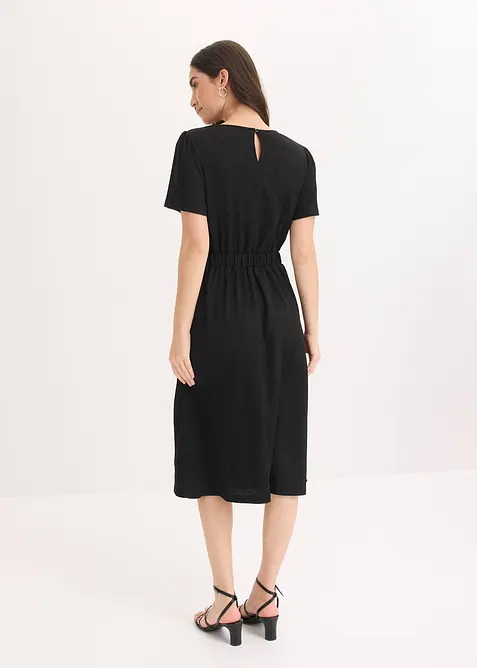 Robe &eacute;vas&eacute;e en jersey, bonprix