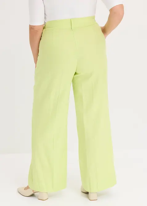 Palazzo-Hose aus leichtem Leinen-Mix, bonprix