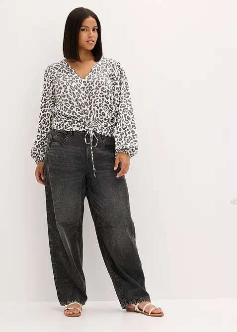 Blouse avec fronces, bonprix